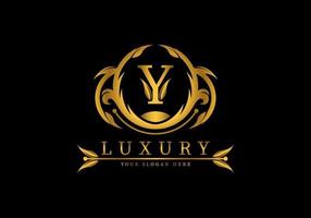 buchstabe y luxus logo vorlage dekoration vektor