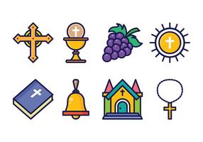 Eucharistisches Icon Set