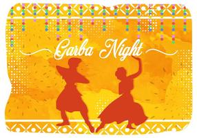 Illustration av Garba Night India Party vektor