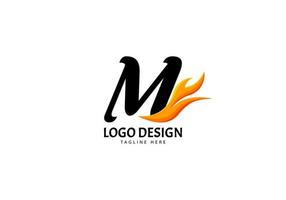 brev m brand logotyp för varumärke eller företag, begrepp minimalistisk. vektor