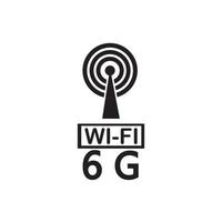 6g-Internet-Symbol vektor