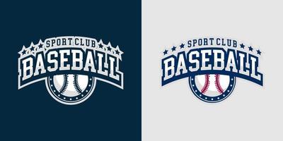 baseboll logotyp mall. modern logotyp och symbol av sport. fladdermus pinne och hjälm begrepp. vektor eps 10.