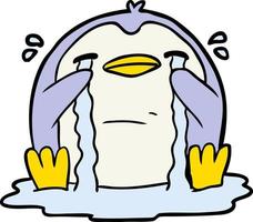 Vektor-Pinguin-Charakter im Cartoon-Stil vektor