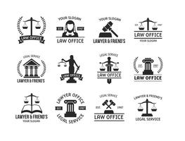 Kostenlose Vorlage Logo Law Vector