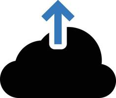 Backup, Cloud, Upload-Symbol vektor