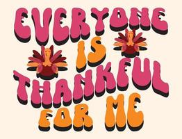 Thanksgiving-T-Shirt-Design vektor