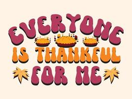 Thanksgiving-T-Shirt-Design vektor