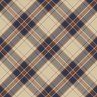 Nahtloses Muster aus schottischem Tartan-Plaid. wiederholbarer hintergrund mit karierter stoffstruktur. Vektorhintergrund gestreifter Textildruck. vektor