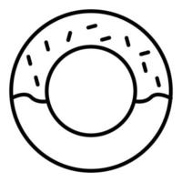 Donuts-Icon-Stil vektor