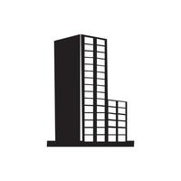 Gebäude-Icon-Logo, Vektordesign vektor
