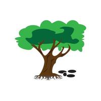 träd ikon logotyp, vektor design