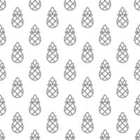 Ananas Musterdesign Hintergrund. vektor