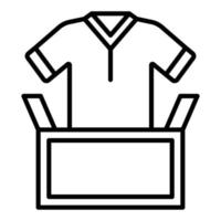 Kleiderspenden-Icon-Stil vektor