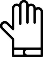 Handschuhe, Vektorgrafik auf einem Hintergrund. Premium-Qualitätssymbole. Vektorsymbole für Konzept und Grafikdesign. vektor