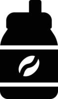 kaffe flaska vektor illustration på en bakgrund.premium kvalitet symbols.vector ikoner för begrepp och grafisk design.