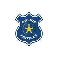 Polizei Vektor Icon Design Illustration