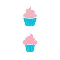 cup cake vektor ikon design illustration