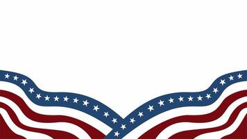 Amerika-Flaggenhintergrund für Veteranentag, Wahlen, Marinetag usw vektor