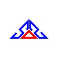 sdz brev logotyp kreativ design med vektor grafisk, sdz enkel och modern logotyp i triangel form.