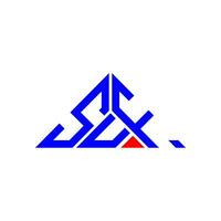 Suf Letter Logo kreatives Design mit Vektorgrafik, Suf einfaches und modernes Logo in Dreiecksform. vektor