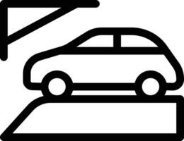 parkering vektor illustration på en bakgrund. premium kvalitet symbols.vector ikoner för koncept och grafisk design.
