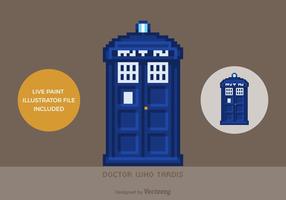 Free Vector Pixel Doctor Wer Tardis