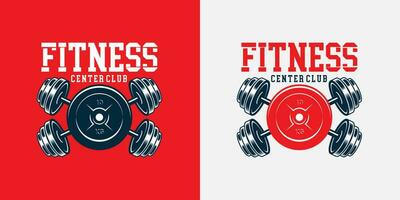 Fitness-Logo-Vorlage. Fitnessstudio moderner Logo-Vektor. fit für sportlogo, marke, unternehmen, gesundheitszentrum, poster, aufkleber, emblem, abzeichen. Vektor eps 10.