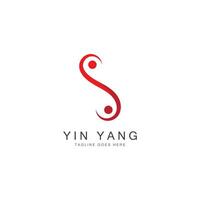 yin yang vektor ikon design illustration mall