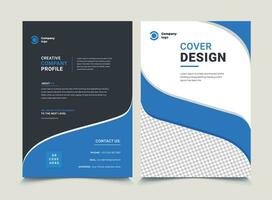 Corporate Book Cover Designvorlage in A4. kann an Broschüre, Geschäftsbericht, Magazin, Poster, Geschäftspräsentation, Portfolio, Flyer, Banner, Website angepasst werden. vektor