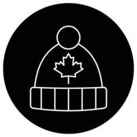 Kanada-Kappe, die leicht geändert oder bearbeitet werden kann vektor