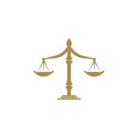 Gerechtigkeit Anwaltskanzlei Symbol Vorlage Vektor