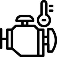 motor temperatur vektor illustration på en bakgrund.premium kvalitet symbols.vector ikoner för begrepp och grafisk design.