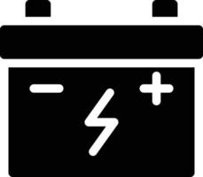 batterievektorillustration auf einem hintergrund. hochwertige symbole. vektorikonen für konzept und grafikdesign. vektor