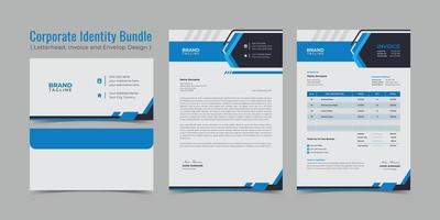 professionelles Business-Branding-Briefpapierdesign vektor