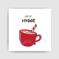 tid till hygge vektor element fri