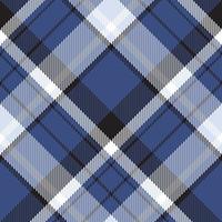 tartan schottland nahtloser karierter mustervektor. Retro-Hintergrundstoff. Vintage Check Farbe quadratische geometrische Textur. vektor