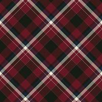 tartan schottland nahtloser karierter mustervektor. Retro-Hintergrundstoff. Vintage Check Farbe quadratische geometrische Textur. vektor