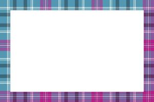 Designvorlage für rechteckige Rahmenvektor-Vintage-Muster. Grenze entwirft karierte Stoffstruktur. schottischer Tartan-Hintergrund für Collagenkunst, GIF-Karte, Kunsthandwerk. vektor