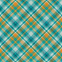 tartan schottland nahtloser karierter mustervektor. Retro-Hintergrundstoff. Vintage Check Farbe quadratische geometrische Textur. vektor