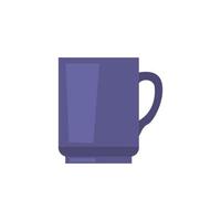 tasse und glas flache symbolvektorillustration vektor