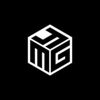 mgy-Buchstaben-Logo-Design mit schwarzem Hintergrund in Illustrator. Vektorlogo, Kalligrafie-Designs für Logo, Poster, Einladung usw. vektor