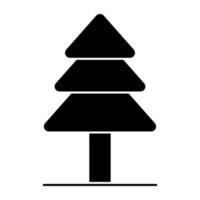 ett redigerbar design ikon av barrträd vektor