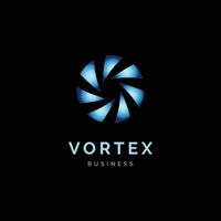 Vortex-Symbol-Logo-Design-Vorlage vektor