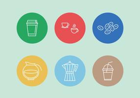 Vektor Kaffee Icons