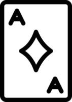 Pokerkarten-Vektorillustration auf einem Hintergrund. Premium-Qualitätssymbole. Vektorsymbole für Konzept und Grafikdesign. vektor
