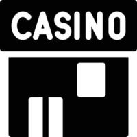 Casino-Vektorillustration auf einem Hintergrund. Premium-Qualitätssymbole. Vektorsymbole für Konzept und Grafikdesign. vektor