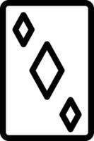 Pokerkarten-Vektorillustration auf einem Hintergrund. Premium-Qualitätssymbole. Vektorsymbole für Konzept und Grafikdesign. vektor