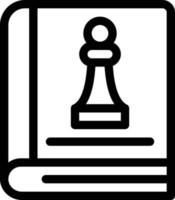 schack bok vektor illustration på en bakgrund.premium kvalitet symbols.vector ikoner för begrepp och grafisk design.