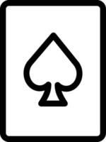 pokervektorillustration auf einem hintergrund. hochwertige symbole. vektorikonen für konzept und grafikdesign. vektor