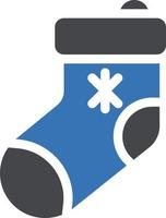 Socken-Vektor-Illustration auf einem Hintergrund. hochwertige Symbole. Vektor-Icons für Konzept und Grafikdesign. vektor